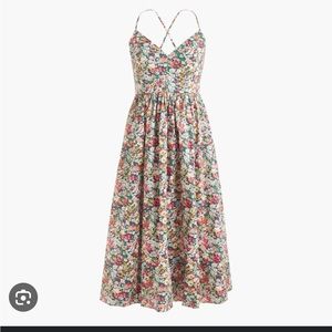 J. Crew Lace-up Back Dress